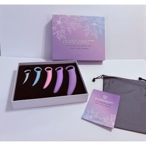 Ecoblossom Silicone Dilator Set Curved Size 1-5 Comfort Pelvic Trainer for Women